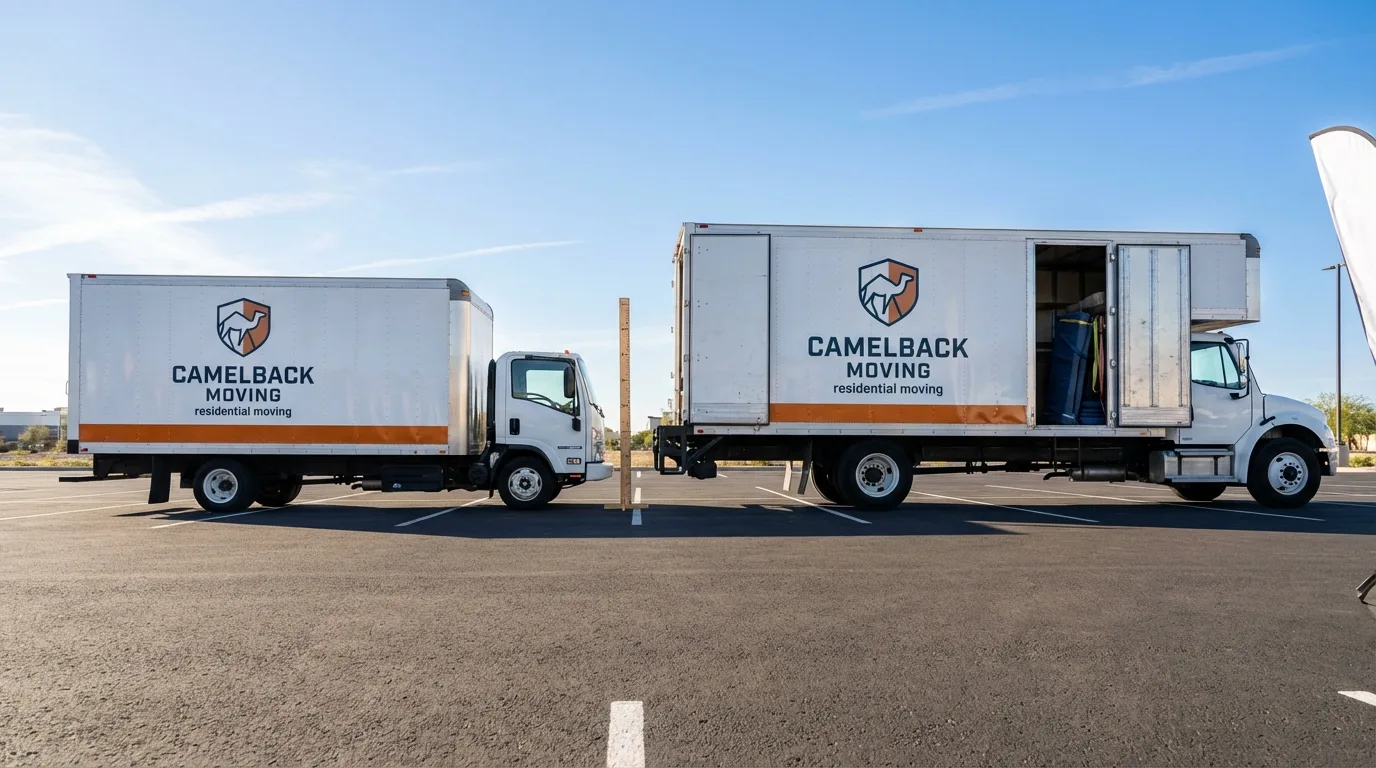 Moving truck size capacity guide in Woodbury Heights